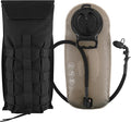 PETAC GEAR 1.5L / 3L Tactical Hydration Pack，Molle Carrier Pouch for 50 oz /100 oz Hydration Bladder Daypack Water Backpack.
