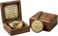 Handmade Brass Antique Compass with Leather Case – Vintage Finish Functional Pocket Navigation Tool for Travel, Hiking & Gift