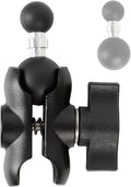1" to 17mm Ball Adapter with 2.36" Short Double Socket Arm, Compatible with RAM B Size Mounts, Suitable for Garmin GPS Mount and 17mm Swivel Ball Mounting Phone Holders