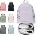 coofay Gym Backpack For Women Waterproof Sports Backpack With Shoe Compartment Lightweight Travel Backpacks Small Gym Bag Dance Volleyball Backpacks