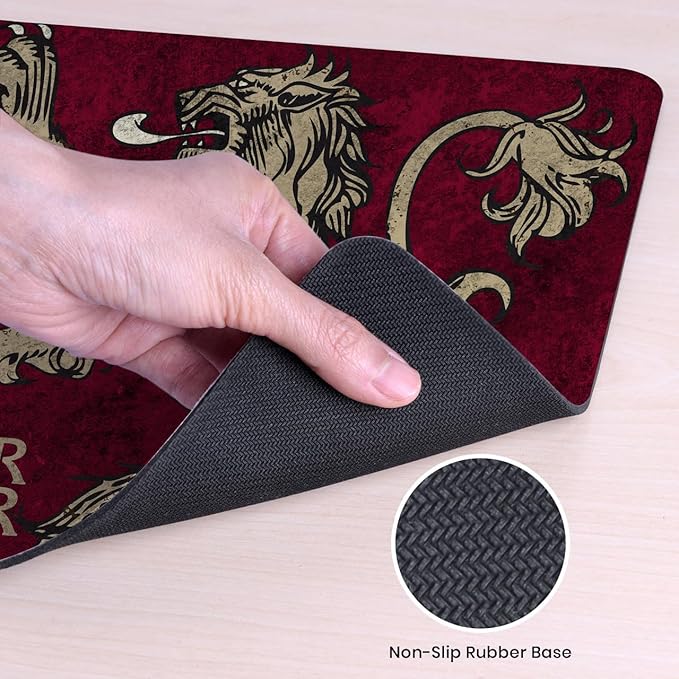 Head Case Designs Officially Licensed HBO Game of Thrones House Lannister Graphic Art 9.84 x 11.81 x 0.12 inches (250 x 300 mm) - S Gaming Office Desk PC Keyboard Mouse Mat Pad