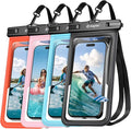Rynapac Waterproof Phone Pouch - 2 Pack, IPX8 Waterproof Phone Case with Lanyard for iPhone 17 16 15 Pro Max, Cell Phone Dry Bag for Beach Vacation Travel Cruise Essentials, Touch Screen, Up to 8.5"