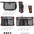 Mesh Storage Kayak Storage Compartments Set Attaches to Kayak Seat or T-track
