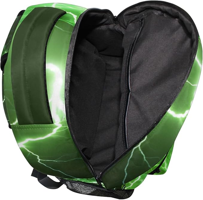 Wamika Dragon Backpack for Boys Girls Cool Green Fire Dinosaur Kids Backpacks Ages 6-14 Dino Animal Children Primary Elementary Middle School Bookbag Daypack Teens Bag 12.6 x 5.1 x 16.5 Inch