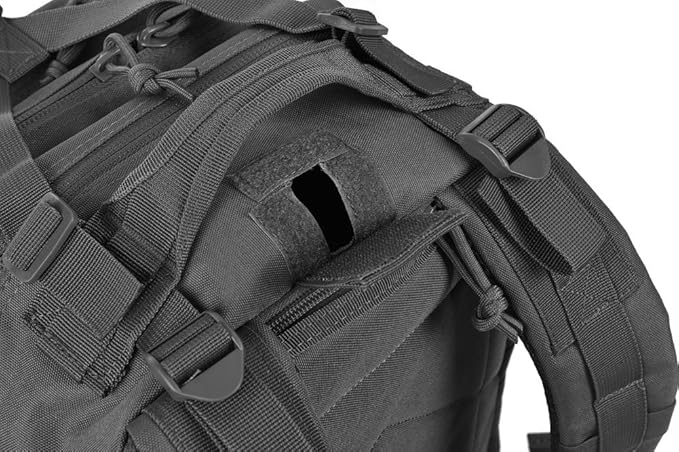 REEBOW GEAR Tactical Backpack for Men Army Molle Military Style Assault Pack Bug Bag Backpacks Daypack (34L Black)