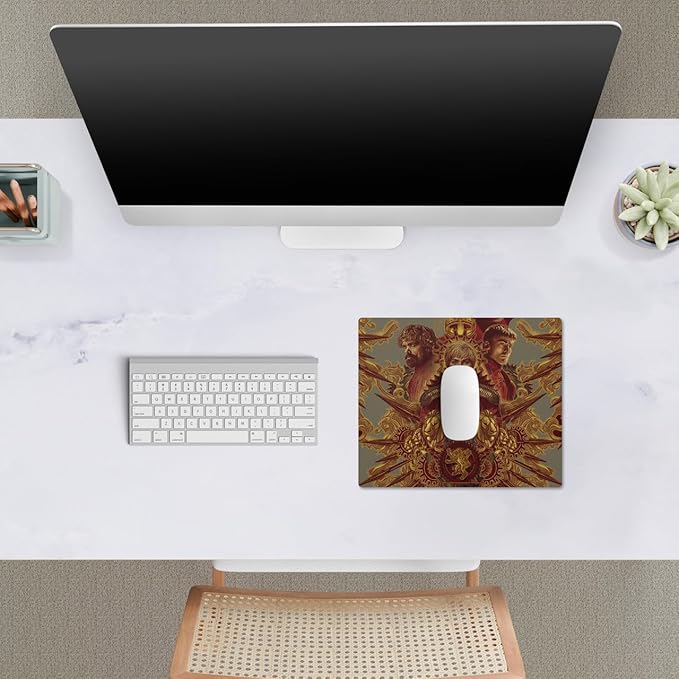 Head Case Designs Officially Licensed HBO Game of Thrones Tyrion, Cersei, Jaime Graphic Art 9.84 x 11.81 x 0.12 inches (250 x 300 mm) - S Gaming Office Desk PC Keyboard Mouse Mat Pad