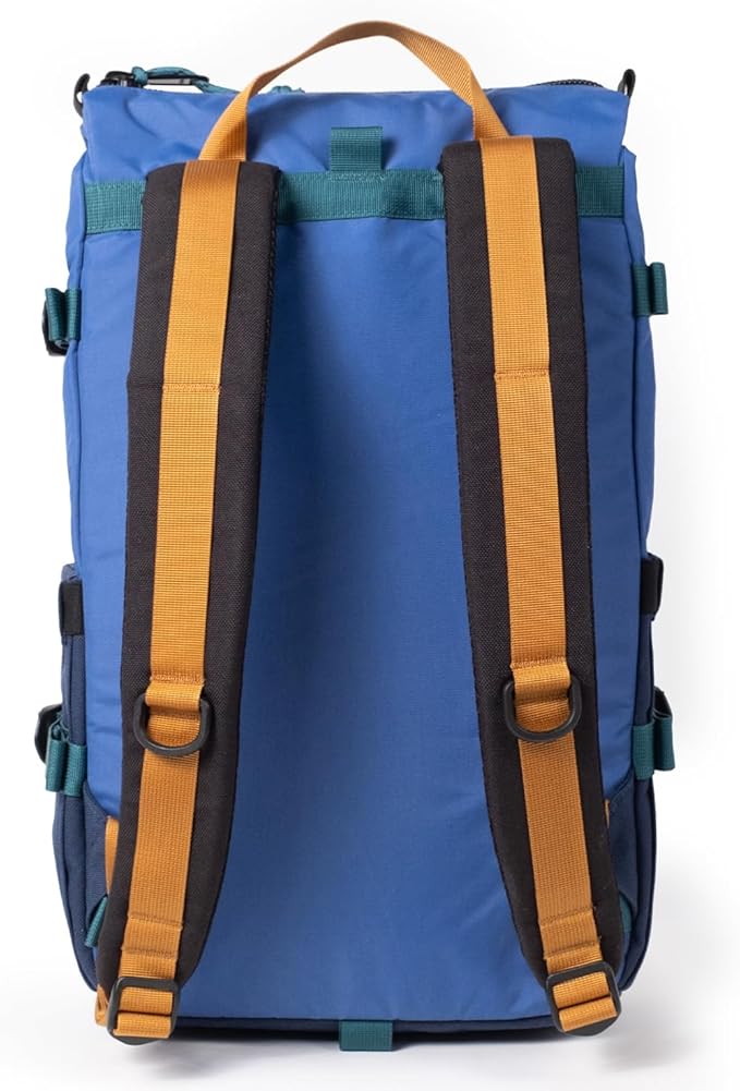 Topo Designs Rover Pack Classic - Daily Daypack for Commutes, Day Trips, Hikes, Iconic Denver Design, PFAS-Free, Fair Trade, BlueSign Backpack (Cobalt/Midnight)