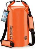 Waterproof Dry Bag, 5L/10L/20L/30L/40L Roll Top Lightweight Storage Backpack with Phone Case for Women & Men, Floating Waterproof Sack for Travel, Swimming, Kayaking, Paddle Board, Camping & Beach