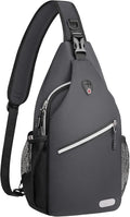 MOSISO Sling Backpack, Multipurpose Crossbody Shoulder Bag Travel Hiking Daypack