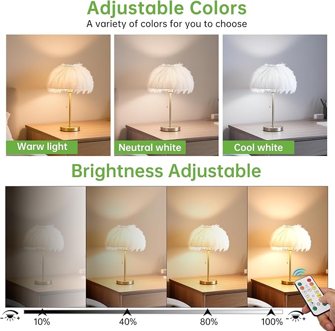 Kimjo 4 Pack Rechargeable Light Bulbs with Remote, Keep Lighting During Power Outage, 2600mAh Emergency Battery Operated Light Bulb with 3 Colors, Dimmable for Home, Camping, Tent (E26, with Hook)