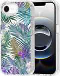 MOSNOVO for iPhone 17e Case/iPhone 16e Case, Shockproof Military-Grade Protection 6.6ft Drop Tested, Clear Phone Case for iPhone 16e / iPhone 17e, Tropical Rainforests Design