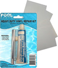 Heavy Duty Vinyl Repair Patch Kit | Vinyl Cement Adhesive Glue and Colored Patches for Inflatables Boat Raft Kayak Air Beds Inflatable Mattress Hole Repair