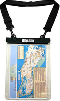 Waterproof Map Case 13 inch Clear Dry Tablet Bag A4 Waterproof Map Pouch Holder For Camping Hiking kayaking Biking Traveling Boating