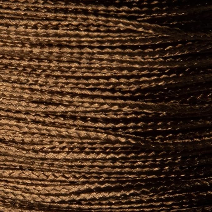 Paracord Planet Micro Paracord – Thin Braided Cord for Crafting, Fishing, and DIY Projects in 125 ft Spools – Copper