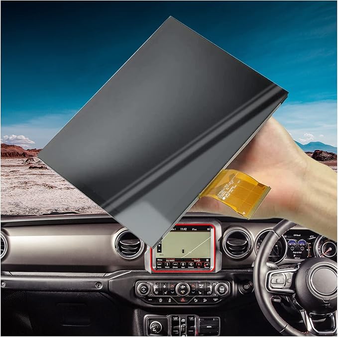 Replacement 8.4" Uconnect 4C UAQ LCD Monitor Touch-Screen, Radio Navigation New OEM Replacement Fit for Jeep Dodge RAM Chrysler 2017-2021 Replace#LA084X01(SL)(02)