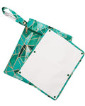 Sarah Wells Pumparoo Wet Dry Bag for Breast Pump Parts – Compact Organizer with Waterproof Pocket, Staging Mat & Fridge Hack – Machine Washable Pumping Accessory (Mosaic)