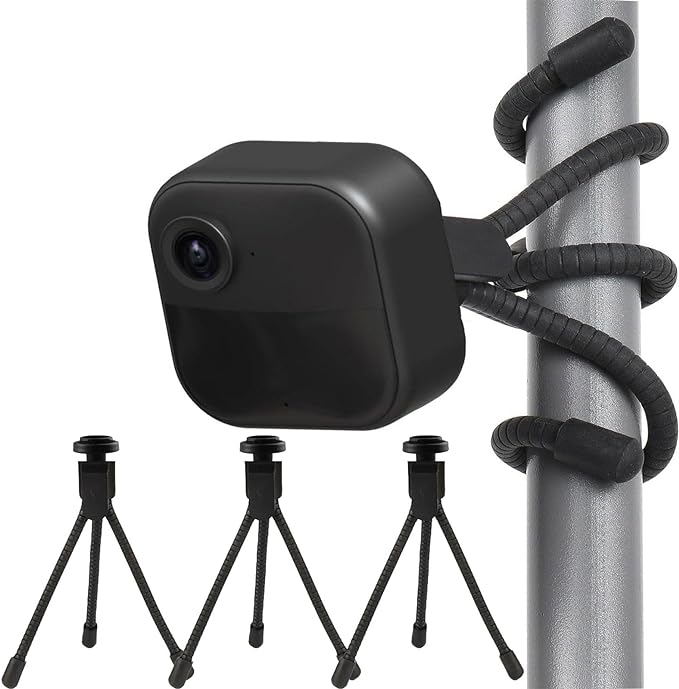 Uogw 3 Pack Flexible Tripod for Blink Outdoor 4 (4th Gen),Blink (3rd Gen) XT3,Blink XT2/XT,Blink Mini/Blink Mini 2, 360° Adjustable for Blink Camera Mount,Attach Your Blink Home Camera Everywhere
