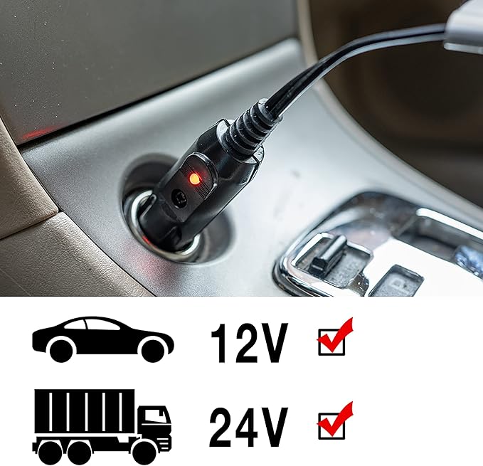 Electric Car Heating Blanket Plush 3 Heat Settings, Auto Shutoff, Washable, 55 X 40, Plugs into Cars 12v and Trucks 24v Outlet, Great for Cold Weather, Tailgating, Emergency Kits, Gray
