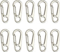 SWATOM Small Mini Carabiner Clip Tiny Spring Snap Hook Keychains Micro Carabiners for Paracord EDC Alloy Key Rings Outdoor Hiking Fishing Camping Backpack Accessories