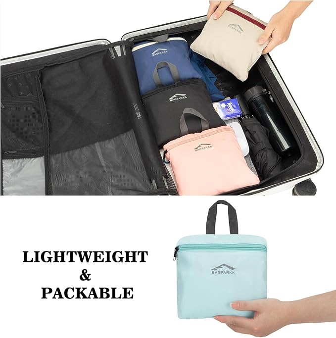 BAGPARKK Hiking Backpack,Large 35L Travel Backpacks for Men Women,Water Resistant Ultra Lightweight Foldable Packable Camping Daypack for Outdoor Sports