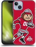 Head Case Designs Officially Licensed Ohio State University Mascot Oversized Football Graphics Hard Back Case Compatible with Apple iPhone 14 Plus