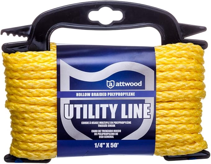 Attwood Neon Colored Diamond Braided Polypropylene Marine Utility Cord