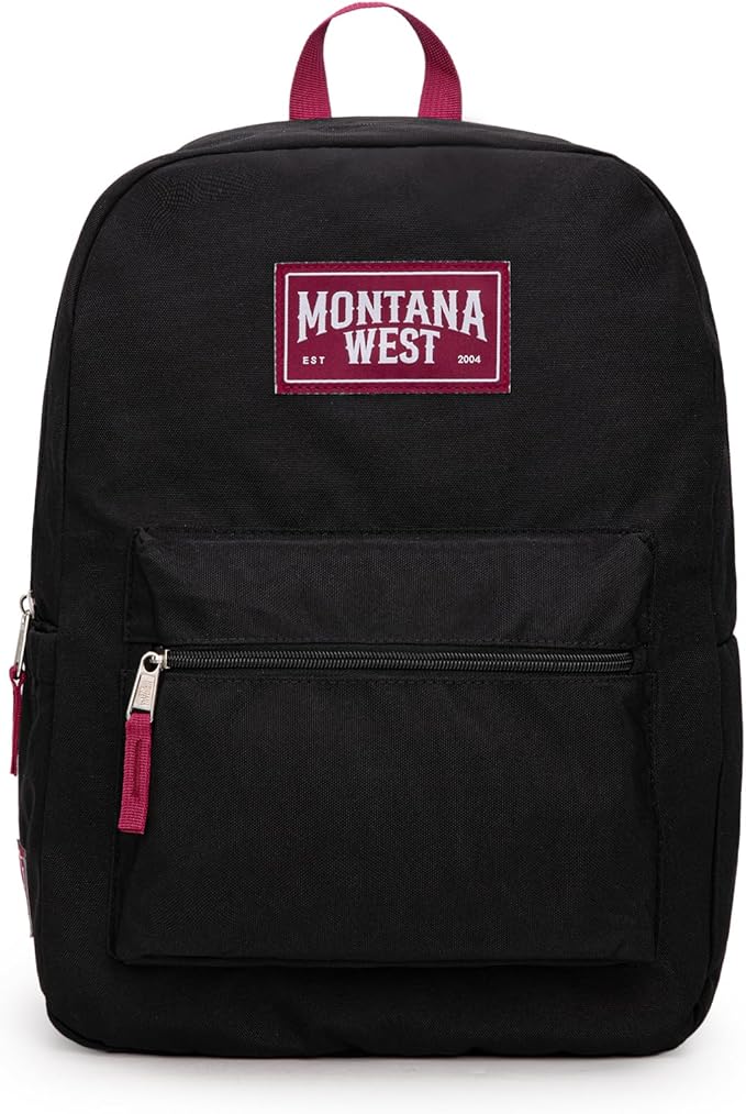 Montana West Backpack for Women Men 2 PCS Lightweight College Bookbags Casual Daypack Backpacks for Commute & Travel