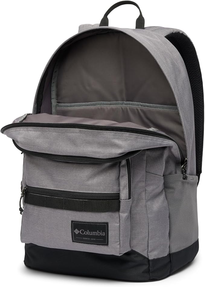 Columbia Unisex Zigzag II 30L Backpack, City Grey Heather/Black, One Size