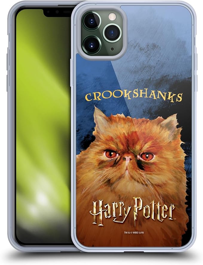 Head Case Designs Officially Licensed Harry Potter Crookshanks Prisoner of Azkaban II Gel Case [Military Grade Protection] Compatible with Apple iPhone 11 Pro Max and Compatible with MagSafe