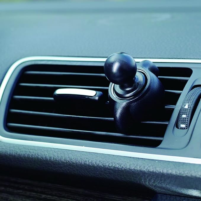 APPS2Car GPS Mount, Air Vent 17 mm Ball Mount Compatible with Garmin Nuvi Serie 3.5 to 6 Inch GPS, Adjustable Base