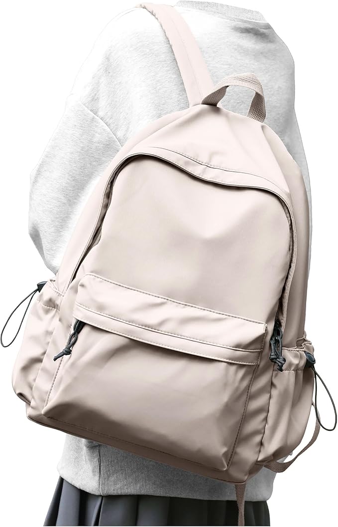BJLFS Large White Backpack for Women Men, Gym Backpack for Women Foldable Outdoor Weekender Gym Bag, Waterproof Sports Back Pack & Dance Yoga travel Bag