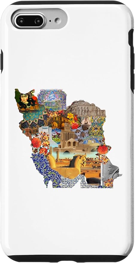 Map of Persian empire, Iran Map Case for iPhone 7 Plus/8 Plus