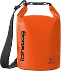 IDRYBAG Dry Bag for Kayaking Waterproof 2L/5L/10L/15L/20L, Small Dry Sack Waterproof Bag for Boating