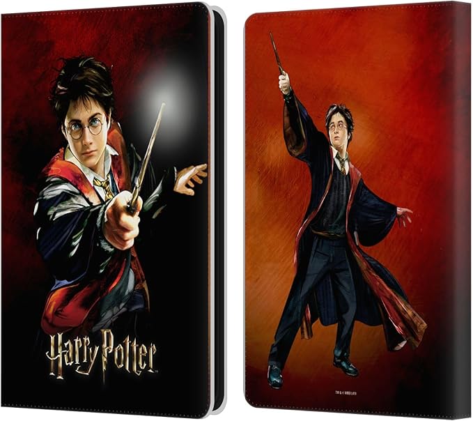 Head Case Designs Officially Licensed Harry Potter Harry Portrait Prisoner of Azkaban II Leather Wallet Case Compatible with Amazon Kindle Paperwhite 6