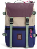 Topo Designs Rover Pack Classic - Laptop Tablet Daypack for Commutes, Day Trips, Hikes, Iconic Denver Design, PFAS-Free, Fair Trade, BlueSign Backpack (Cobblestone/Aura)