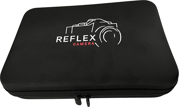 REFLEX CAMERA 50 in 1 Action Camera Accessories Kit Compatible with GoPro Hero 13/12/11/10/9/8, DJI Osmo Action 2, 3, 4, Pro 5, Insta360 Ace Pro/Ace Pro 2 Akaso and other Sports Cameras & Durable Case