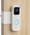 Blink Doorbell Mount, Anti-Theft Camera Mount Bracket with Rain Cover, Compatible with Blink Doorbell 1st Gen(Not for 2nd Gen), No Block Sensor & Night Vision, White