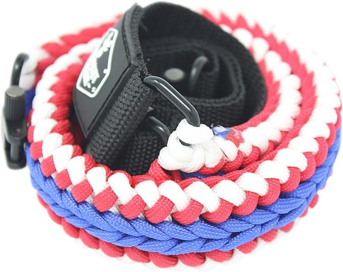 Extra Wide Gun Sling Paracord 550 Adjustable w/Swivels (Multiple Color Options)