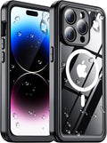 Red2Fire 2025 New Designed for iPhone 14 Pro Max Case Waterproof, [Compatible with MagSafe][Full Body Shockproof][IP68 Underwater][Dustproof][Dropproof] Phone Case 6.7"
