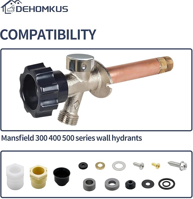 630-7755 Wall Hydrant Repair Kit Compatible with Mansfield 300 400 500 Series Wall Hydrants