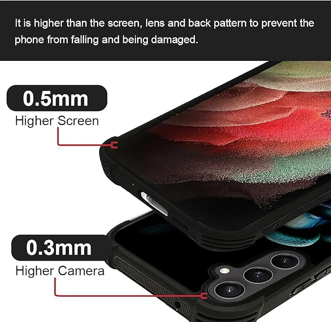 for Samsung Galaxy S23 FE Case, Skeleton Winding Snake Pattern Graphic Design Girl Boy Soft Silicone Hard Acrylic Shock Protection for Samsung Galaxy S23 FE