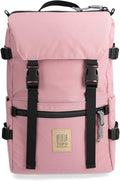 Topo Designs Rover Pack Classic - Daily Daypack for Commutes, Day Trips, Hikes, Iconic Denver Design, Recycled Nylon Durable Construction, PFAS-Free, Fair Trade, BlueSign Approved (Rose)