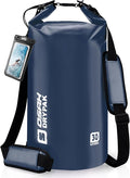 Waterproof Dry Bag, 5L/10L/20L/30L/40L Roll Top Lightweight Storage Backpack with Phone Case for Women & Men, Floating Waterproof Sack for Travel, Swimming, Kayaking, Paddle Board, Camping & Beach