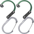 GEAR AID HEROCLIP 360° Swivel Carabiner Gear Clip and Hook (Medium) for Camping, Backpack, Suitcases and Garage Organization