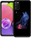 for Samsung Galaxy S20 FE Case, Galaxy Fox Wolf Pattern Graphic Design Girl Boy Soft Silicone Hard Acrylic Shock Protection for Samsung Galaxy S20 FE