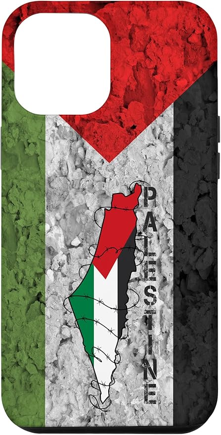 Kufiya PALESTINE Keffiyeh flag, Palestinian Map pattern Case for iPhone 12 Pro Max