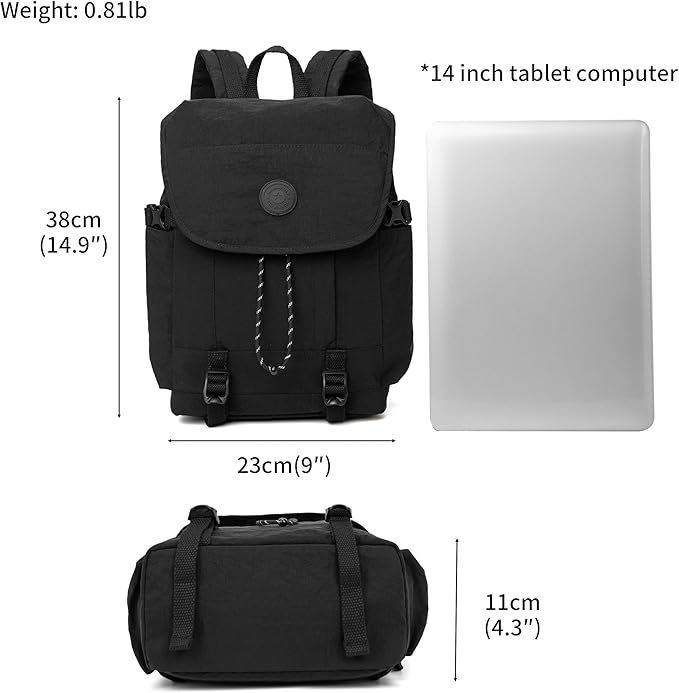 HUARIPOLY Outdoor Backpack Lightweight Waterproof Leisure Day Bag Multi functional Travel Bag Pulling Rope Bag ﻿