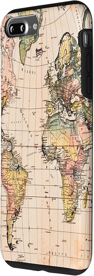 World Map ,Old Map of the World Case for iPhone 7 Plus/8 Plus