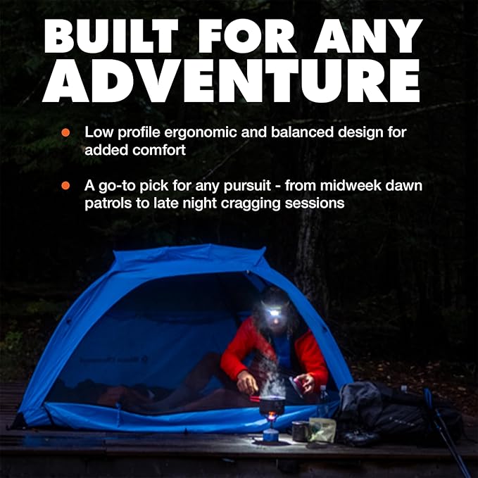 BLACK DIAMOND Spot 400-R Rechargeable Headlamp | 400 Lumens, Dimmable | Micro-USB Charging | Waterproof & Compact | Camping, Hiking, Running | Graphite
