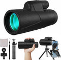Monocular Telescope 12x50 High Powered for Adults, Waterproof Fogproof with Smartphone Adapter & Tripod, BAK4 Prism FMC Lens for Bird Watching Hunting Concerts Stargazing, Gift for Family
